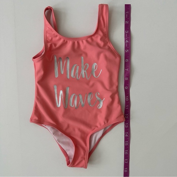 Toddler Girl One Piece Swimsuit Size 4 - Picture 6 of 8